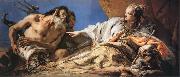 Giovanni Battista Tiepolo Neptune Bestowing Gifts upon Venice Sweden oil painting artist